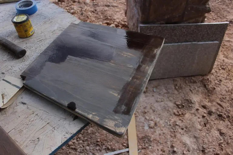 black seat of a chair