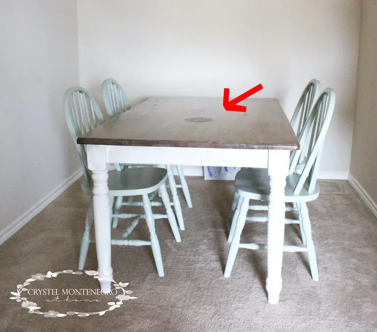 Wooden table and chairs