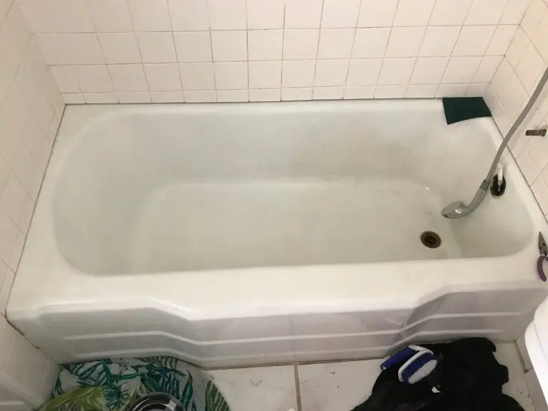 Old tub and shower