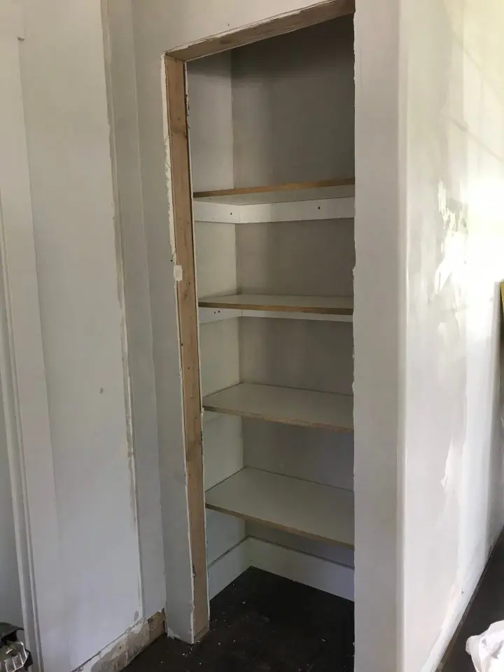 Closet shelves
