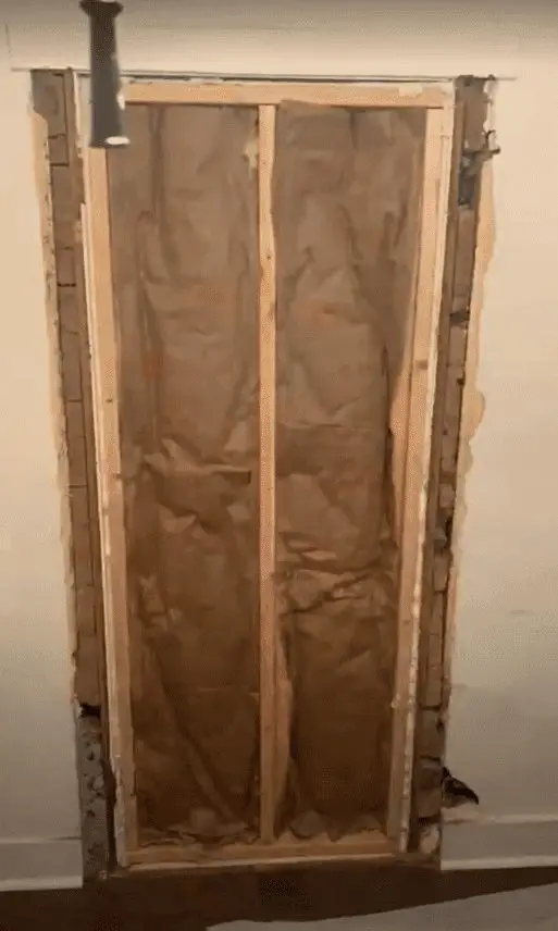 Wooden framing for a door