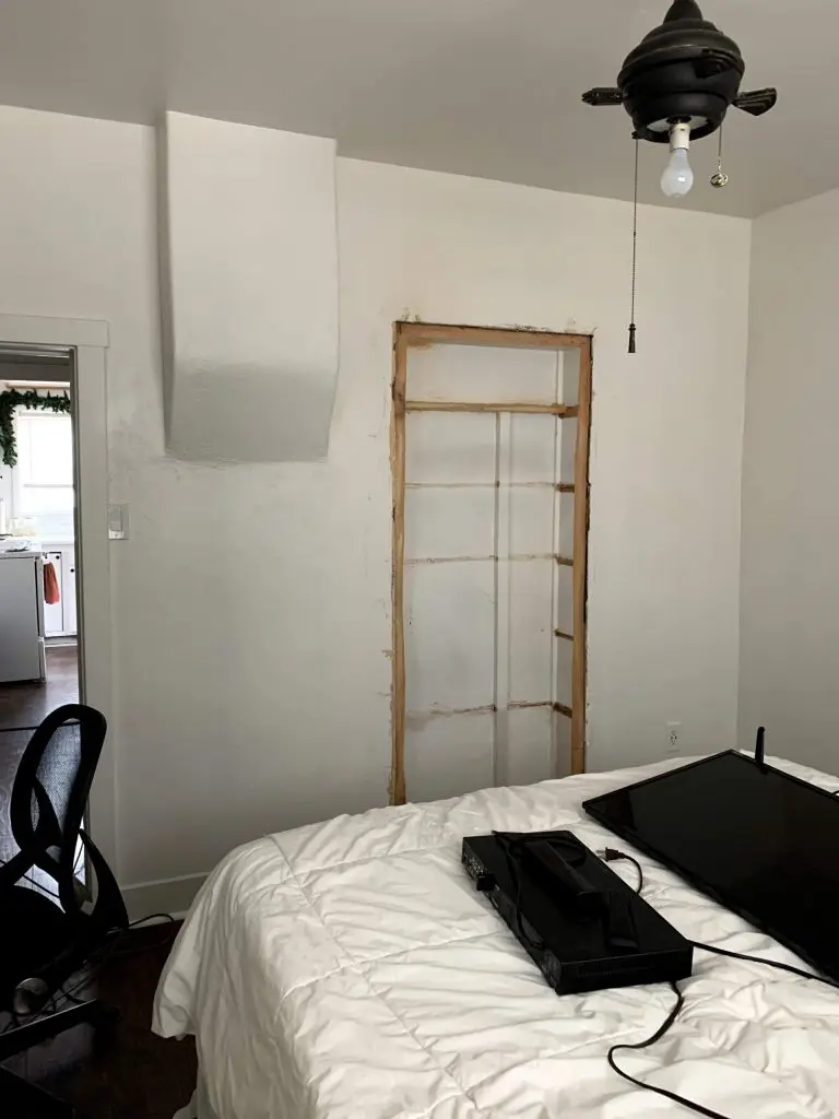 Framed exterior door