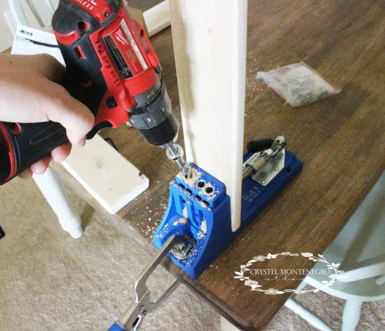 Drilling pocket holes