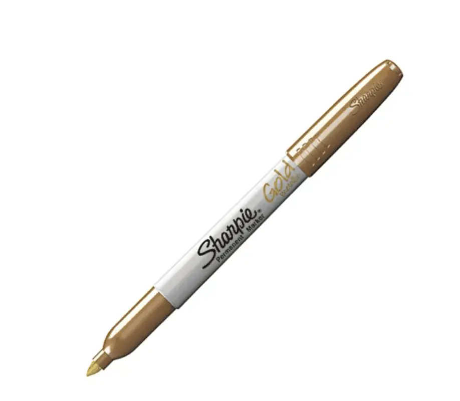 gold sharpie