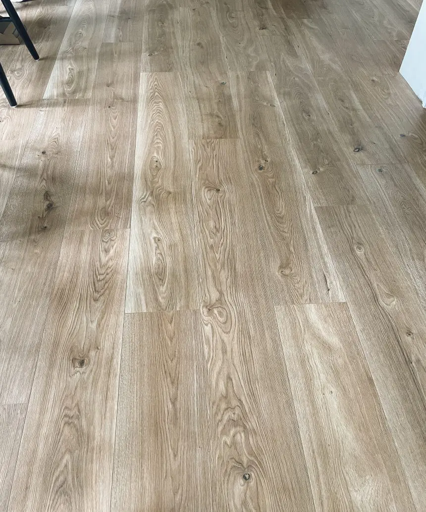 Beautiful new flooring