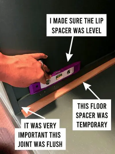 Inside of an empty cabinet