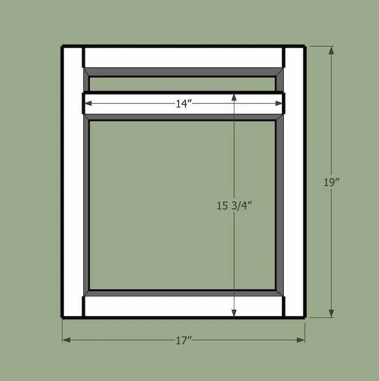 sketch up plan for a cabinet