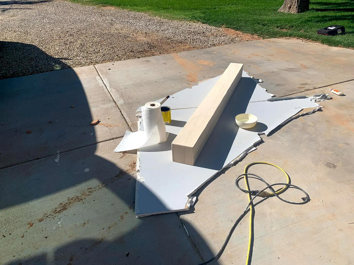 raw pine boards ready for stain