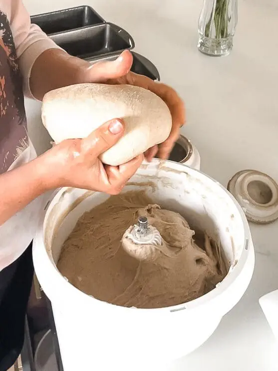 forming bread dough