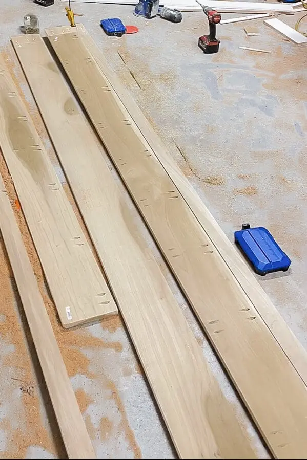 poplar wood on the ground