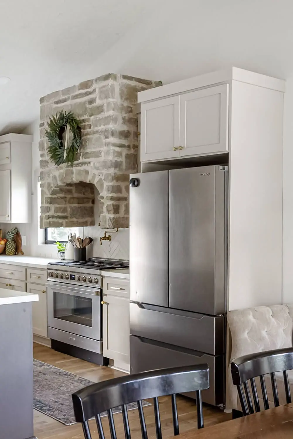 How to build a DIY refrigerator cabinet.