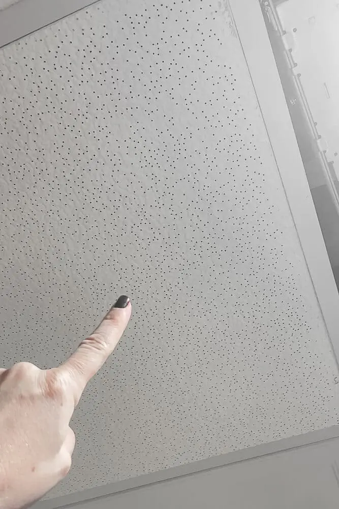 Old style drop ceiling tile