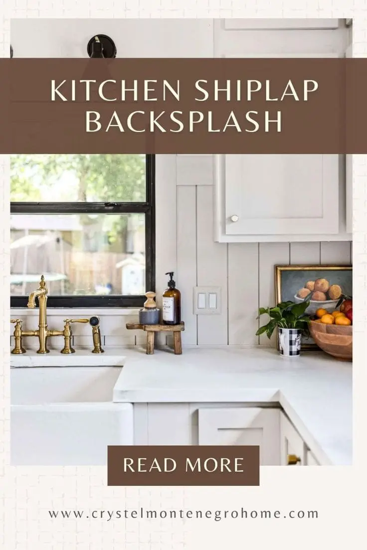 Easy Shiplap Backsplash Installation for a Chic Kitchen Aesthetic