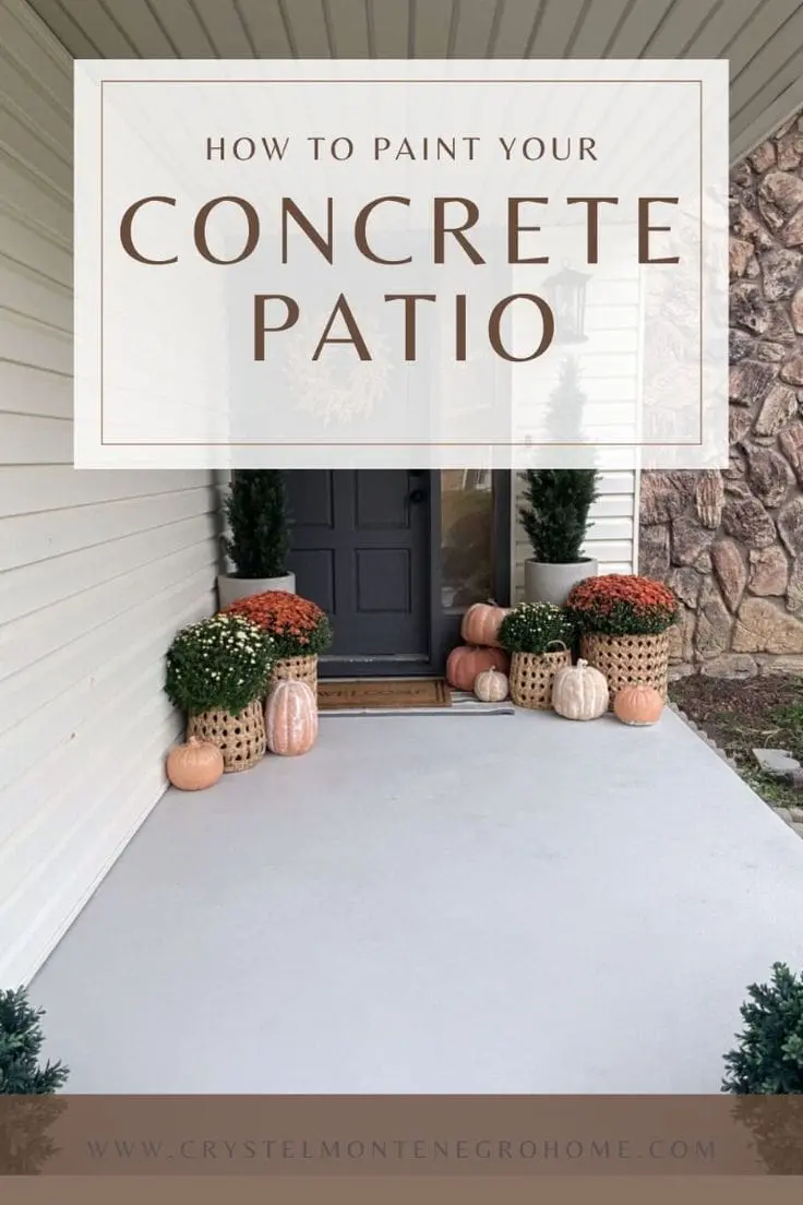 Innovative Concrete Porch Makeover Ideas: Painting for a Fresh Look
