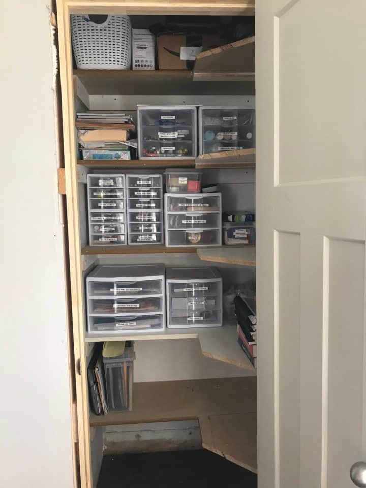 Organized closet