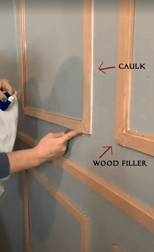 wood filler and caulk demonstration