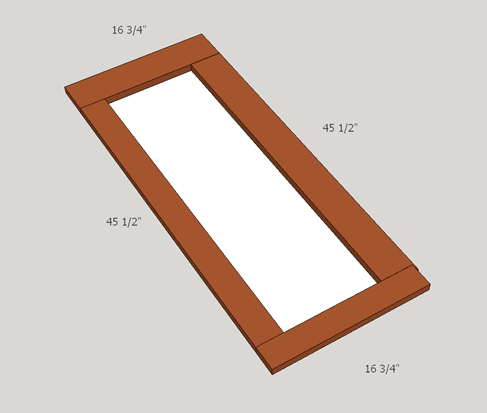 measurements on a mirror
