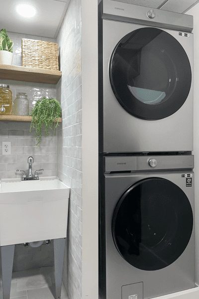 modern laundry room