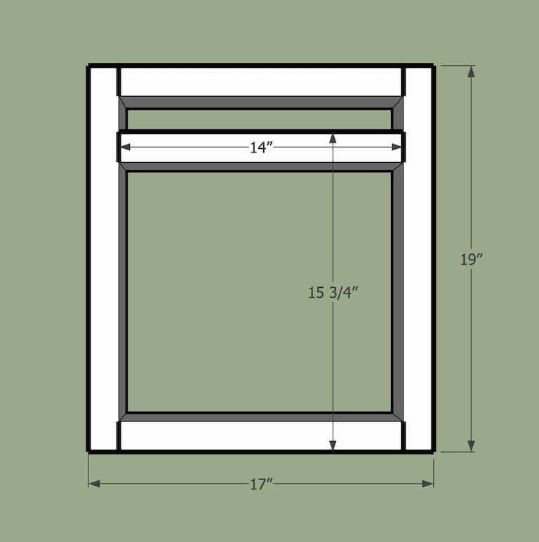 sketch up plan for a cabinet