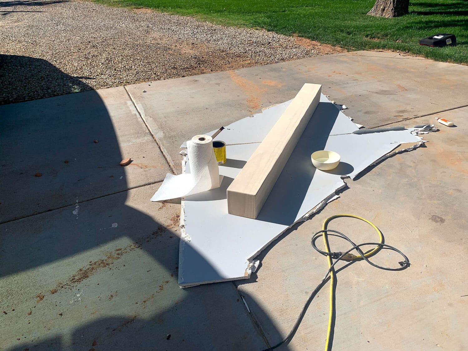 raw pine boards ready for stain