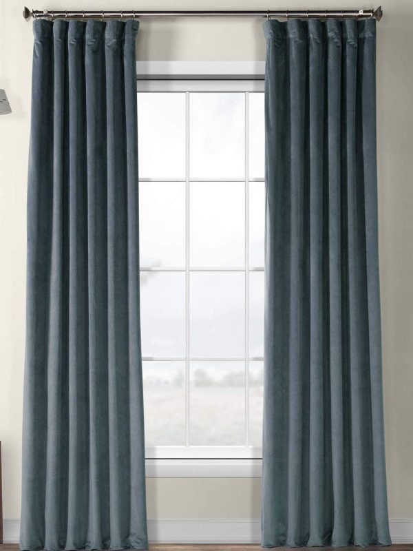 blue velvet curtains from amazon