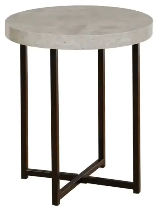 concrete top end table