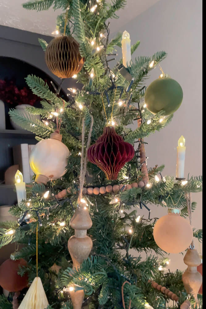 different shapes and sizes of christmas tree ornaments