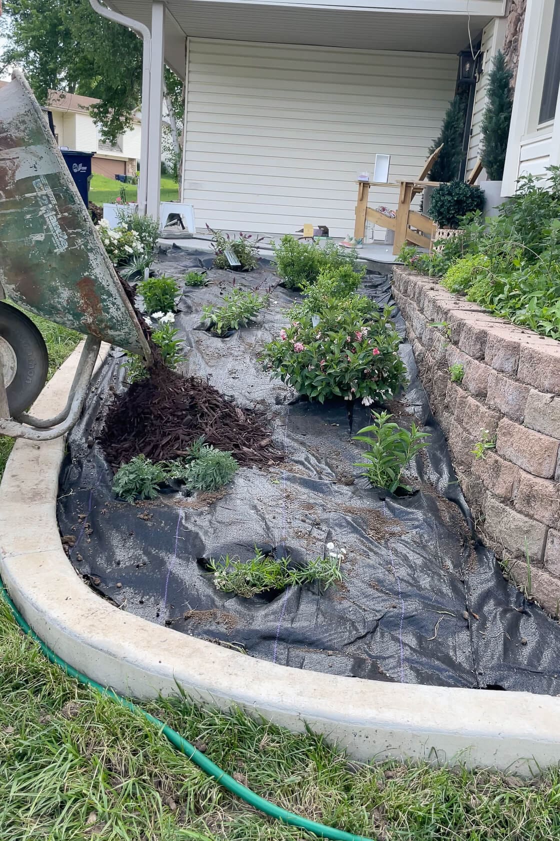 Easy \u0026 Low Maintenance Front Yard Landscaping | Crystel Montenegro Home, image size:1120x1680