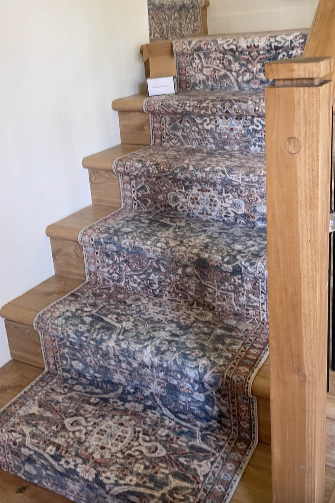 Finished stair runner. 