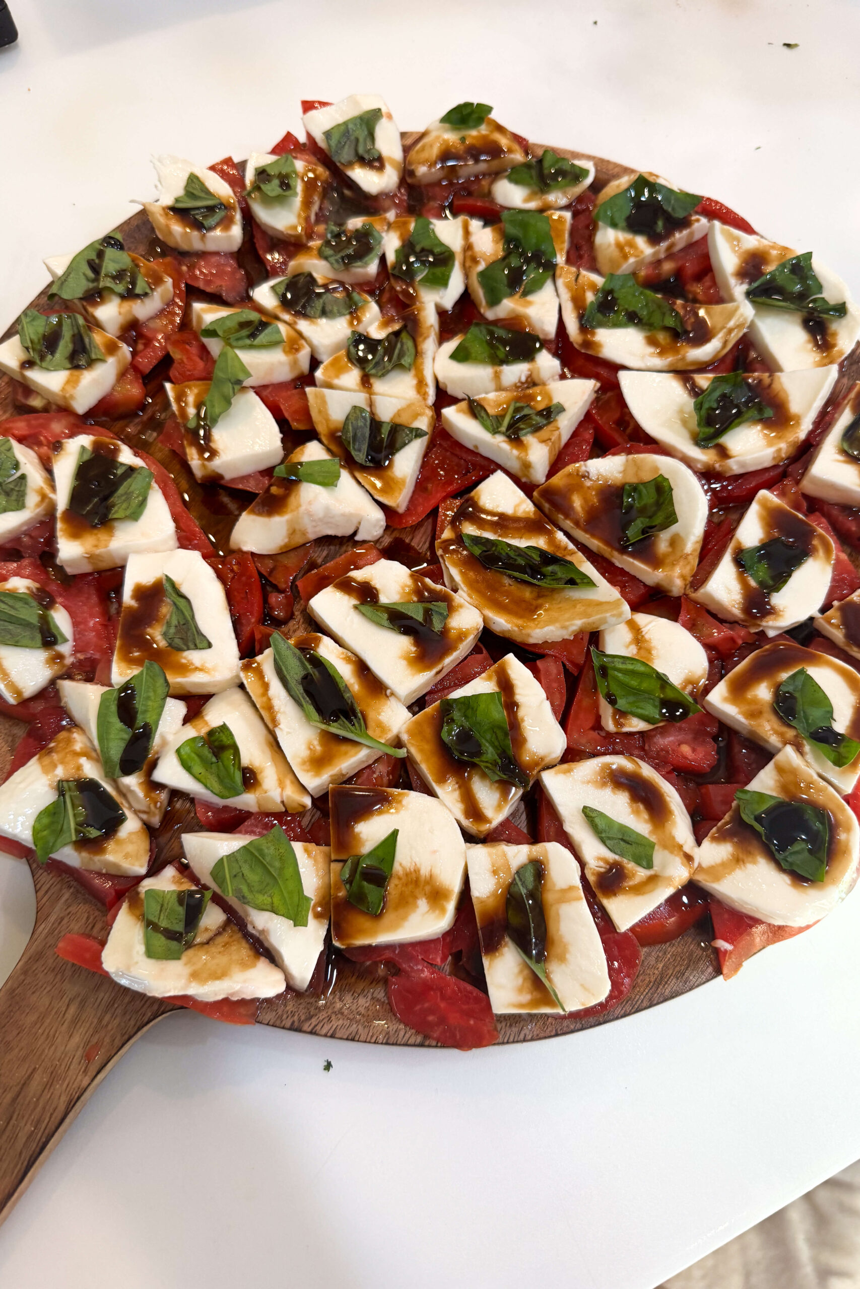 Easy to make caprese salad.