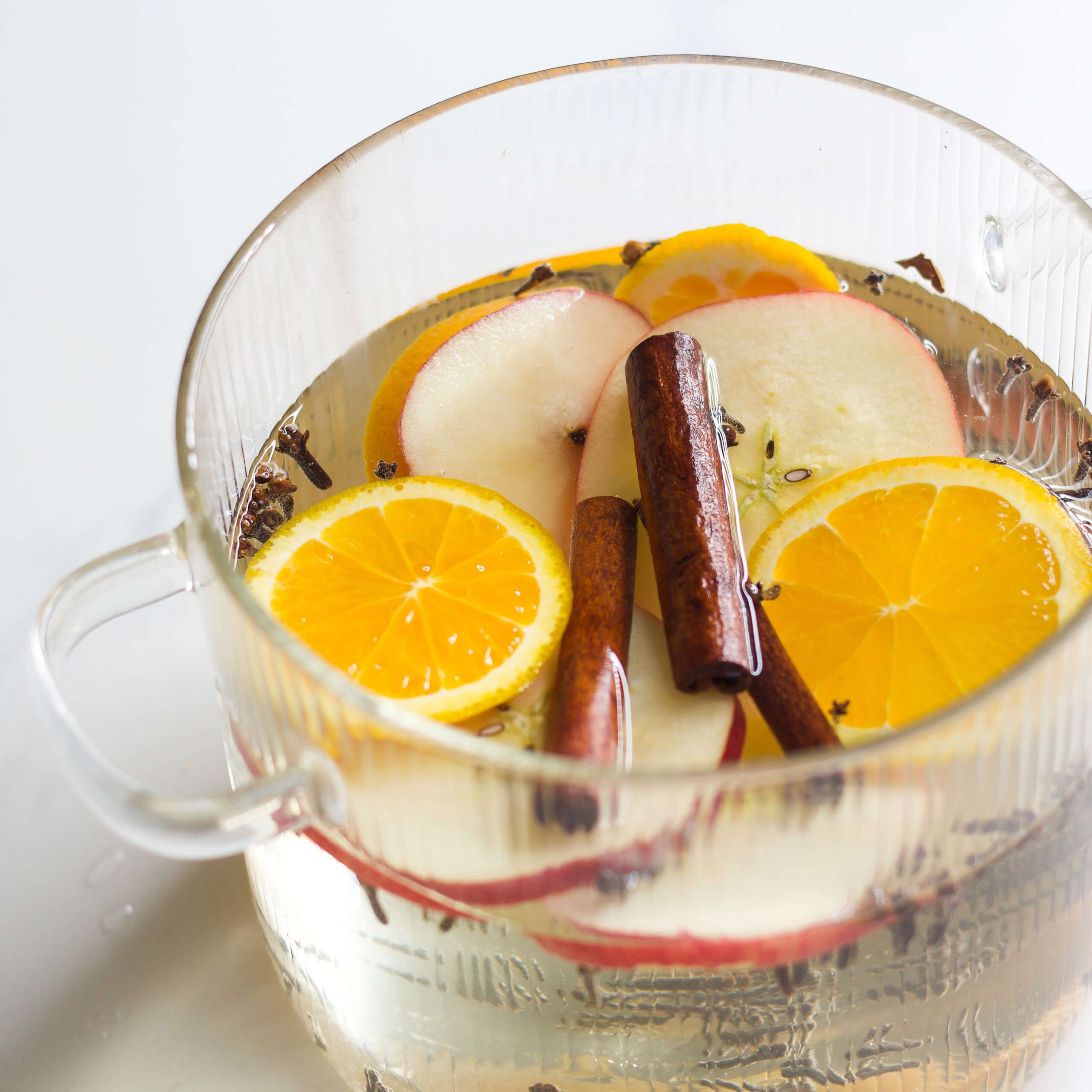 Making a fall simmer pot for cozy autumn vibes.