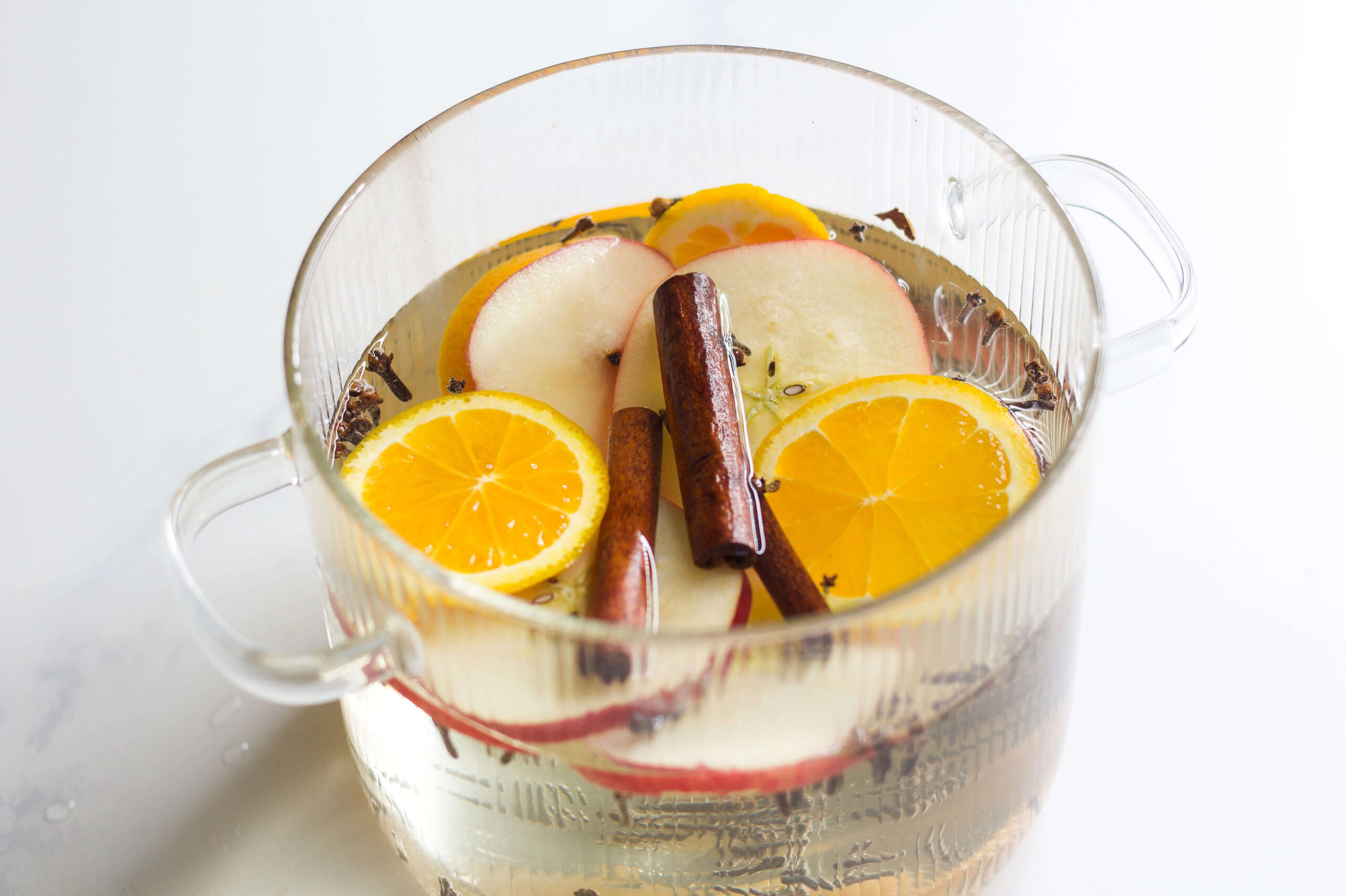 Making a fall simmer pot.