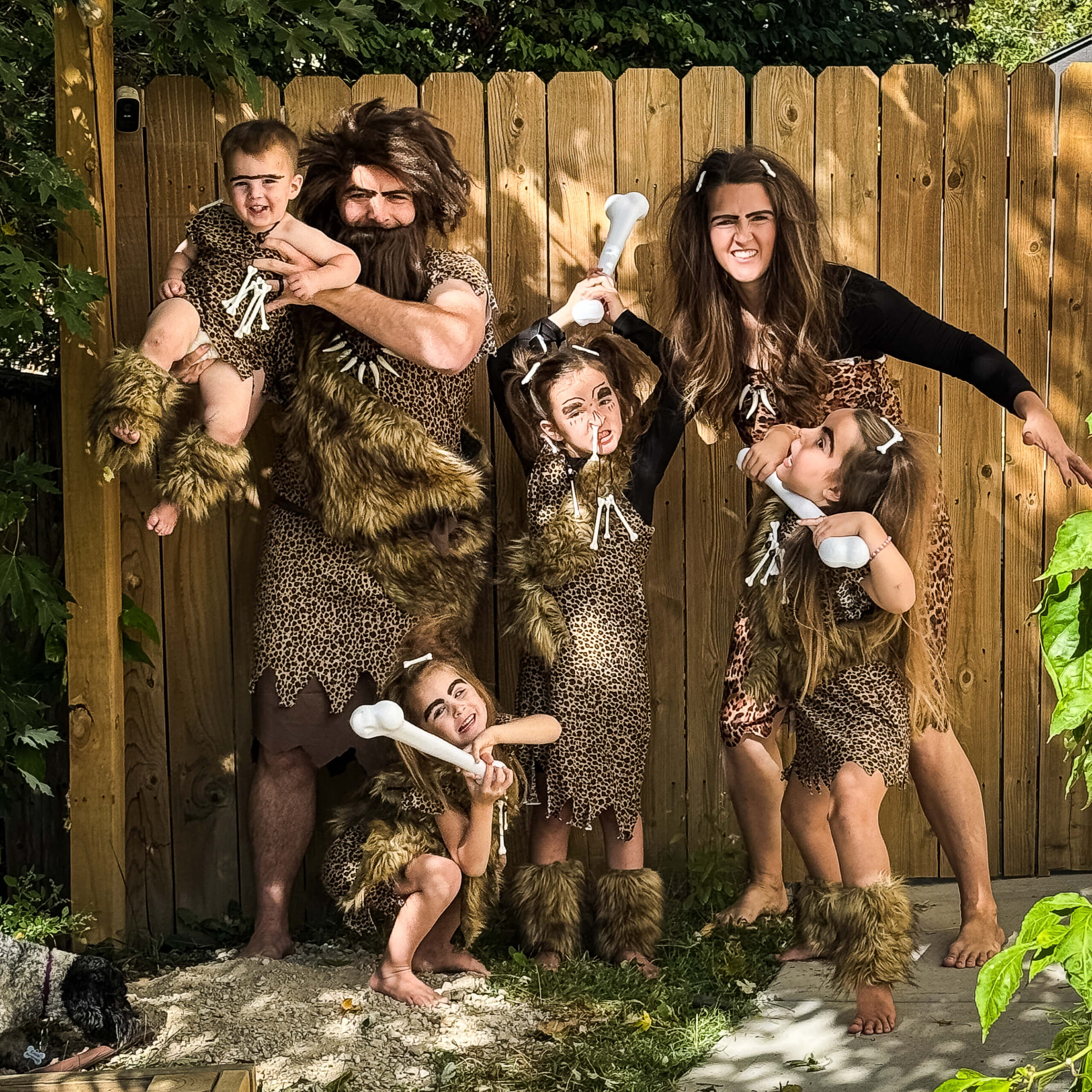 How to make DIY caveman costumes.