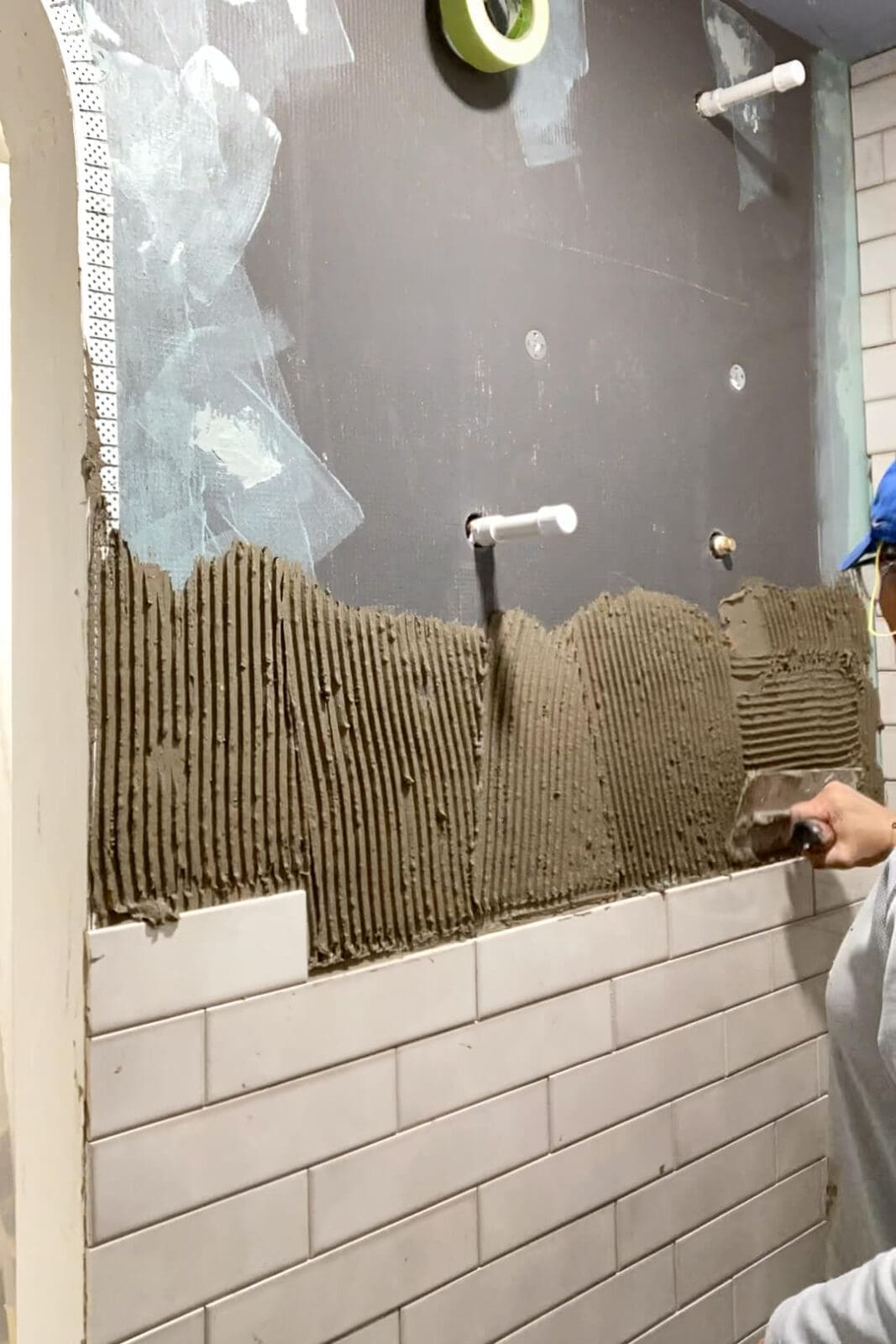 How We Built Our Gorgeous Subway Tile Shower | Crystel Montenegro Home