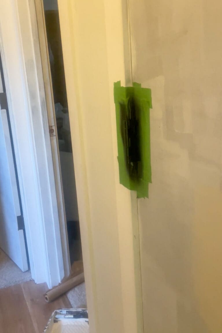 How to Upgrade Interior Doors - Affordable DIY Door Makeover | Crystel ...