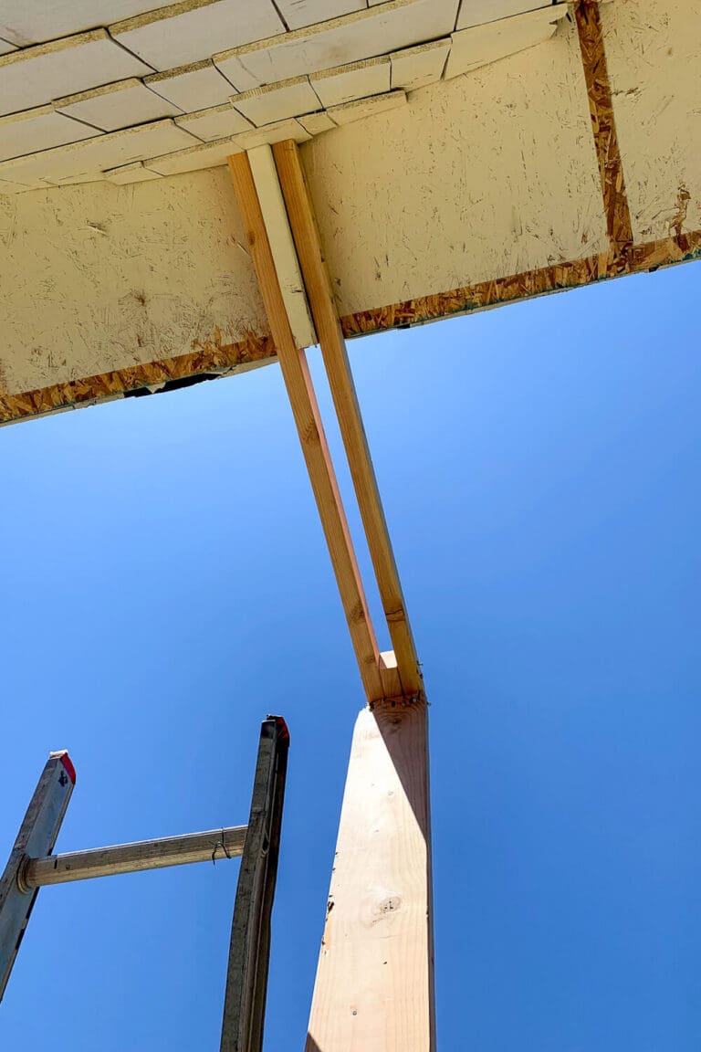 How to Build a Porch Roof: DIY Gable Porch Roof